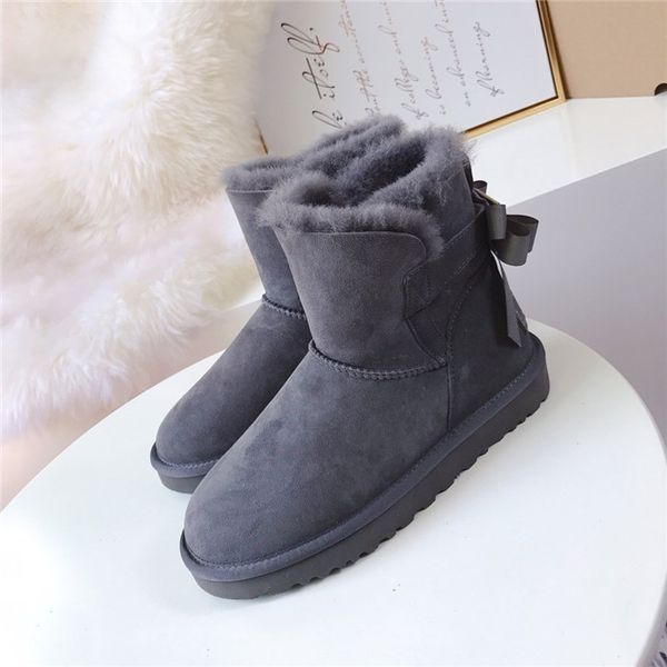 brand women winter mid-calf snow boots with bows ladies genuine cow leather boots fur shoes female ski icing footwear waterproof 222, Black
brand women winter mid-calf snow boots with bows ladies genuine cow leather boots fur shoes female ski icing footwear waterproof 222, Black