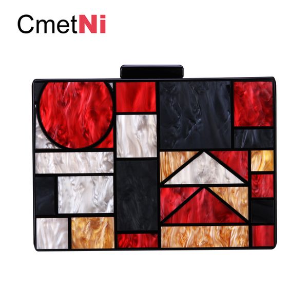 2019 new acrylic patchwork dinner lady messenger bag geometric pattern messenger shipping party prom evening bag clutch
2019 new acrylic patchwork dinner lady messenger bag geometric pattern messenger shipping party prom evening bag clutch