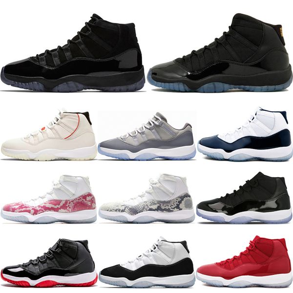 11s men basketball shoes 11 concord with 45 bred high low snakeskin gamma blue space jam cap and gown sport sneakers
11s men basketball shoes 11 concord with 45 bred high low snakeskin gamma blue space jam cap and gown sport sneakers