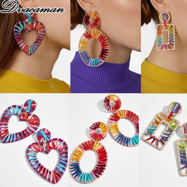 dvacaman handmade regina raffia heart drop earrings for women trendy charm metal statement earrings dangle party jewelry brincos, Silver
dvacaman handmade regina raffia heart drop earrings for women trendy charm metal statement earrings dangle party jewelry brincos, Silver