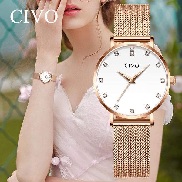 2019 civo fashion wrist watches for women luxury diamond bracelet watch waterproof beauty decoration relojes mujer, Slivery;brown
2019 civo fashion wrist watches for women luxury diamond bracelet watch waterproof beauty decoration relojes mujer, Slivery;brown