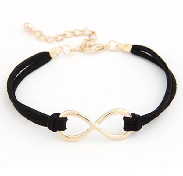 fashion jewelry leather cord infinity lucky eeight rope bracelet velvet bowknot bracelets s201, Golden;silver
fashion jewelry leather cord infinity lucky eeight rope bracelet velvet bowknot bracelets s201, Golden;silver