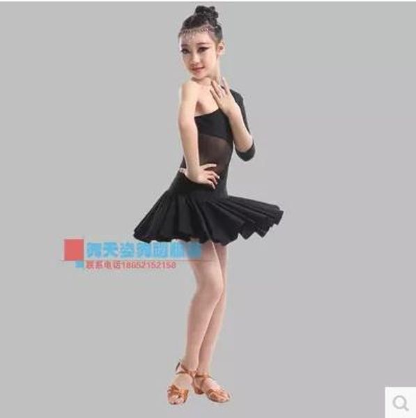 child latin dance costume single sleeves milk silk children latin dance dress for child exercise dresses, Black;red
child latin dance costume single sleeves milk silk children latin dance dress for child exercise dresses, Black;red