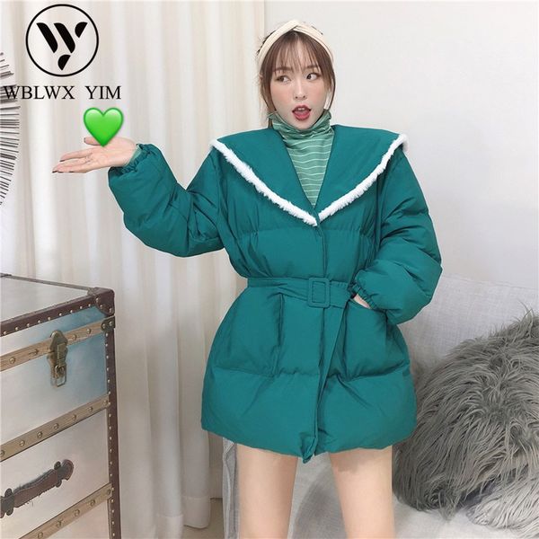 parkas women winter jacket fashion belt cotton padded coat thick warm overcoat female loose parka winter coats, Black
parkas women winter jacket fashion belt cotton padded coat thick warm overcoat female loose parka winter coats, Black