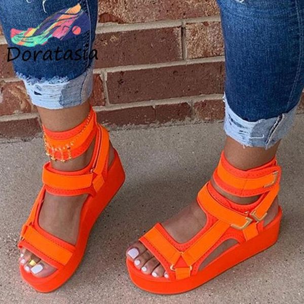 doratasia wholesale female summer platform sandals open toe wedges beach casual sandals women summer shoes woman, Black
doratasia wholesale female summer platform sandals open toe wedges beach casual sandals women summer shoes woman, Black