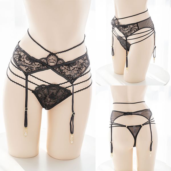 simple lace mesh wedding garters hollow underpants garter belt for stockings black female suspender t-back panties 2pcs set, Black;pink
simple lace mesh wedding garters hollow underpants garter belt for stockings black female suspender t-back panties 2pcs set, Black;pink
