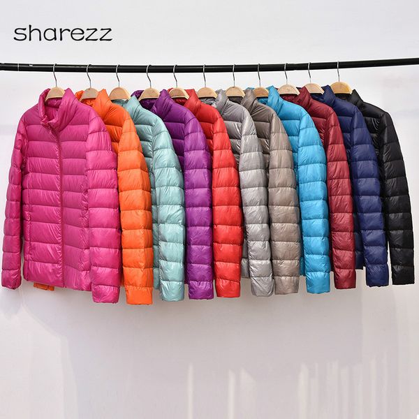 down jacket women standing collar white duck down coat ultra light warm large size female solid portable stand jacket winter, Black
down jacket women standing collar white duck down coat ultra light warm large size female solid portable stand jacket winter, Black