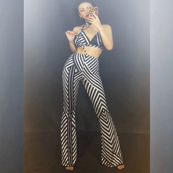 2020 nightclub dance stage black and white striped bra set birthday celebrate prom party outfit female singer show clothes set, Black;red
2020 nightclub dance stage black and white striped bra set birthday celebrate prom party outfit female singer show clothes set, Black;red