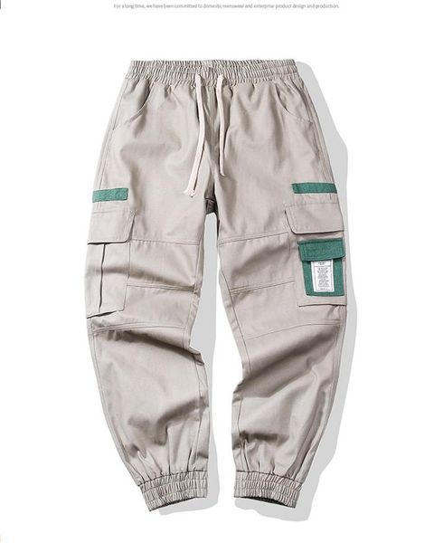 loose contrast color lacing street style mens pants with multi legged pockets pants mens casual overalls, Black
loose contrast color lacing street style mens pants with multi legged pockets pants mens casual overalls, Black
