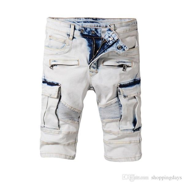 bal kanye mens designer jeans shorts slim denim joggers motorcycle biker big hole hip hop summer trousers, Blue
bal kanye mens designer jeans shorts slim denim joggers motorcycle biker big hole hip hop summer trousers, Blue