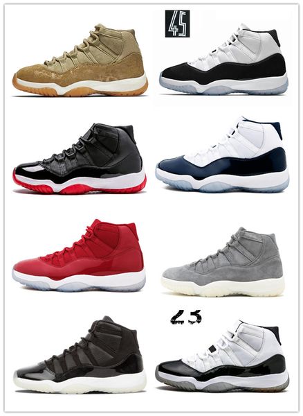 big kids 11 11s basketball shoes concord 45 platinum tint cap and gown mens women unc gym red gamma blue olive lux trainer boy sports shoe, Black
big kids 11 11s basketball shoes concord 45 platinum tint cap and gown mens women unc gym red gamma blue olive lux trainer boy sports shoe, Black