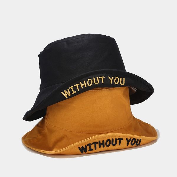 spring and summer new large cap letter embroidery fisherman hat bucket hats women korean students double-sided sunhat basin hat
spring and summer new large cap letter embroidery fisherman hat bucket hats women korean students double-sided sunhat basin hat