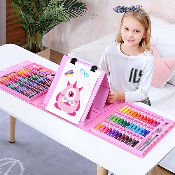 176pcs art set with easel artist crayon drawing paint brush pen for kids birthday gifts art painting supplies
176pcs art set with easel artist crayon drawing paint brush pen for kids birthday gifts art painting supplies