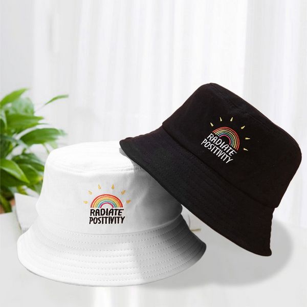 women white black bucket hat men panama rainbow embroidery fishing hat summer vintage ladies street hip hop bucket cap unisex
women white black bucket hat men panama rainbow embroidery fishing hat summer vintage ladies street hip hop bucket cap unisex