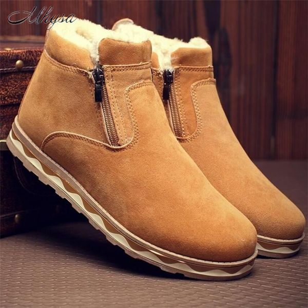 mhysa 2018 winter new warm snow boots men's casual korean fashion comfortable round head zipper men's shoes size 39-44 s828, Black
mhysa 2018 winter new warm snow boots men's casual korean fashion comfortable round head zipper men's shoes size 39-44 s828, Black