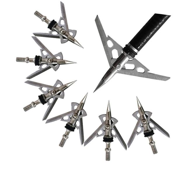 2-Blade Broadheads Archery 50mm Cutting Diameter 100 Grain Steel Sharp Arrowheads For Outdoor Hunting
2-Blade Broadheads Archery 50mm Cutting Diameter 100 Grain Steel Sharp Arrowheads For Outdoor Hunting