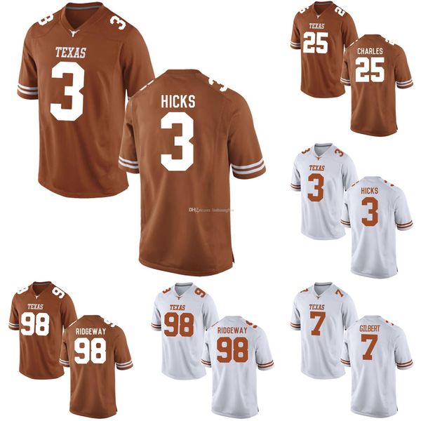 hassan ridgeway men's texas longhorns hicks gilbert jamaal charles custom orange white stitched college football game jersey, Black
hassan ridgeway men's texas longhorns hicks gilbert jamaal charles custom orange white stitched college football game jersey, Black