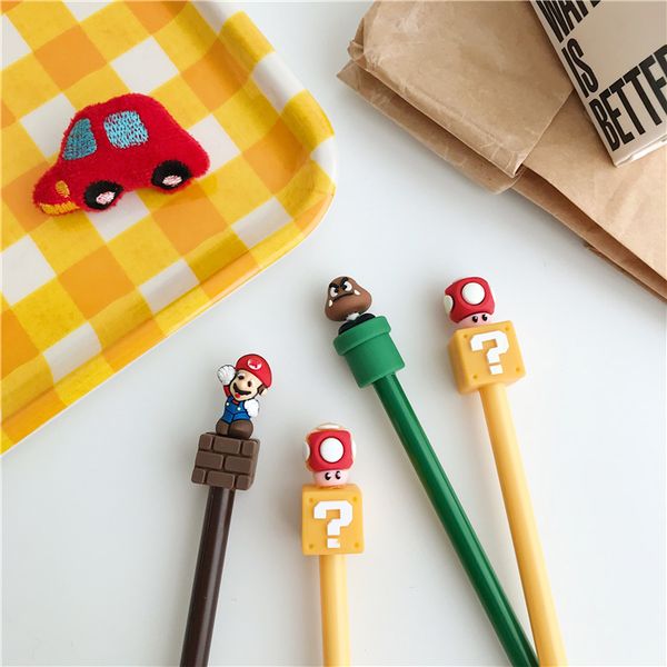 sixone cartoon cute super mary signature pen student creative stationery 0.5mm black neutral pen office & school supplies
sixone cartoon cute super mary signature pen student creative stationery 0.5mm black neutral pen office & school supplies