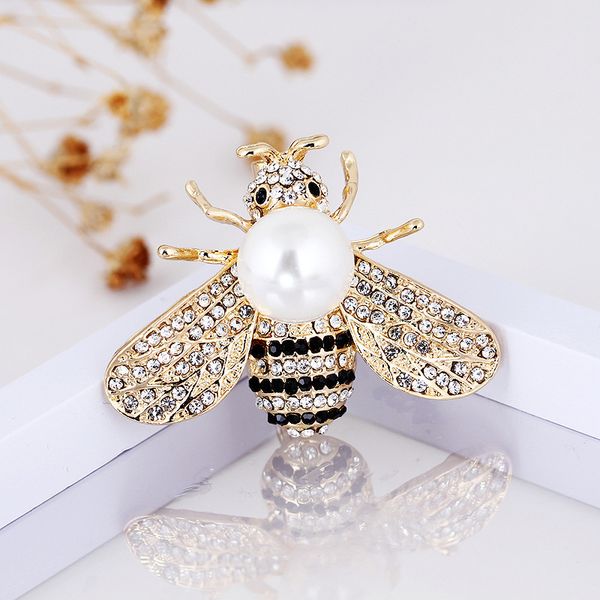 cindy xiang 2 colors choose rhinestone bee brooches for women pearl honeybee pins fashion winter insect accessories good gift, Gray
cindy xiang 2 colors choose rhinestone bee brooches for women pearl honeybee pins fashion winter insect accessories good gift, Gray