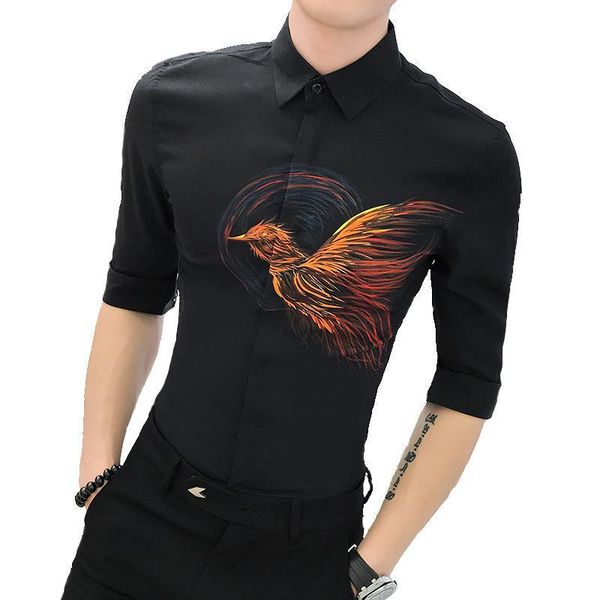 phoenix print casual slim fit shirts men fashion social party prom tuxedo dress shirts mens short sleeve camisa masculina
phoenix print casual slim fit shirts men fashion social party prom tuxedo dress shirts mens short sleeve camisa masculina