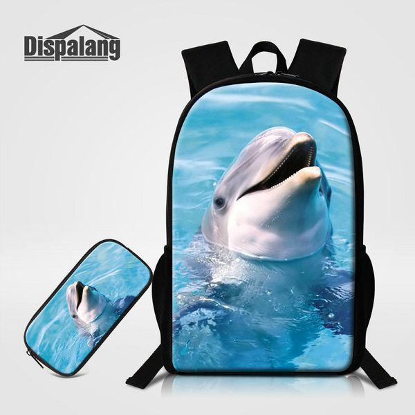 2020 backpack backpack pencil case 2 pcs/set animal shark dolphin backpacks for primary students children travel shoulder bag knapsack
2020 backpack backpack pencil case 2 pcs/set animal shark dolphin backpacks for primary students children travel shoulder bag knapsack