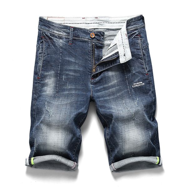 2020 new men brand denim shorts summer casual stretch slim cotton short jeans male brand, Blue
2020 new men brand denim shorts summer casual stretch slim cotton short jeans male brand, Blue