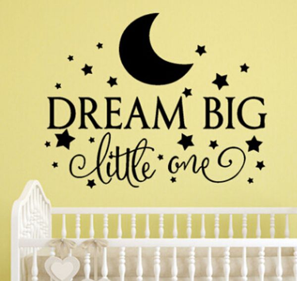 dream big quote wall stickers removable characters art vinyl murals home kids room wall decal decoration
dream big quote wall stickers removable characters art vinyl murals home kids room wall decal decoration