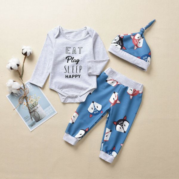 3pcs newborn baby boy girl winter clothes set romper pants outfits us, White
3pcs newborn baby boy girl winter clothes set romper pants outfits us, White