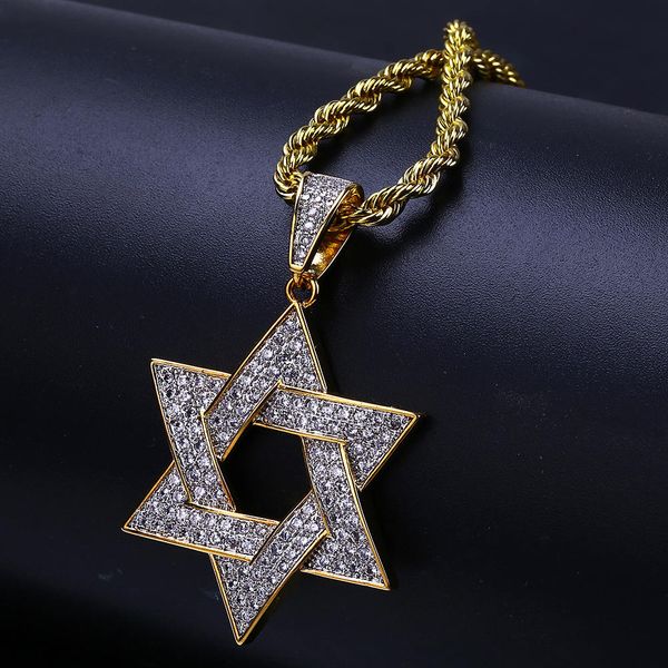 fashion necklaces pendants 18k gold plated hexagram style jewelry luxury grade quality bling zircon micro paved hip hop necklaces ln173, Silver
fashion necklaces pendants 18k gold plated hexagram style jewelry luxury grade quality bling zircon micro paved hip hop necklaces ln173, Silver