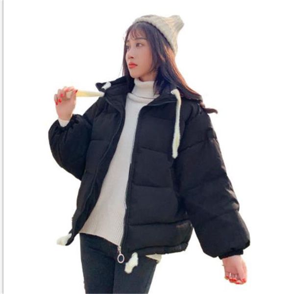 oversize winter women jacket stand-collar down parkas female casual long sleeve snow wear 2019 fashion cotton-padded coat m155, Black
oversize winter women jacket stand-collar down parkas female casual long sleeve snow wear 2019 fashion cotton-padded coat m155, Black