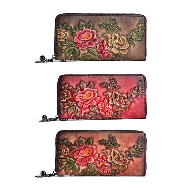 vintage women lady leather long wallet embossing flower phone pouch female stylish card money holder wristlet purse handbag, Red;black
vintage women lady leather long wallet embossing flower phone pouch female stylish card money holder wristlet purse handbag, Red;black