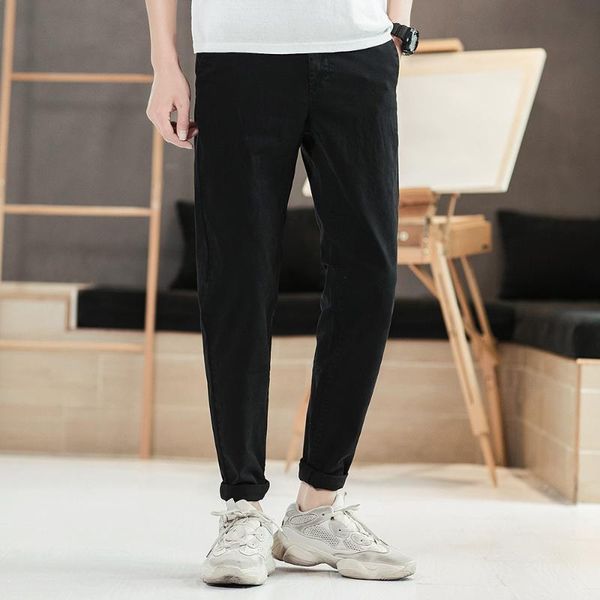 casual pants men cotton male pant classic fashion slim fit casual male long trousers mens brand cargo clothing 31, Black
casual pants men cotton male pant classic fashion slim fit casual male long trousers mens brand cargo clothing 31, Black