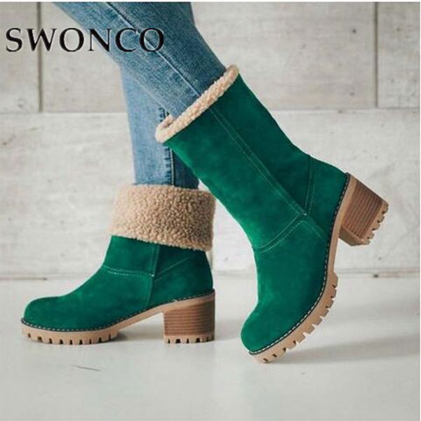 swonco women ladies winter boots plus size 43 thick plush christmas green boot 2019 artificial fur inside 2-in-1 snow shoe ly191224 h, Black
swonco women ladies winter boots plus size 43 thick plush christmas green boot 2019 artificial fur inside 2-in-1 snow shoe ly191224 h, Black