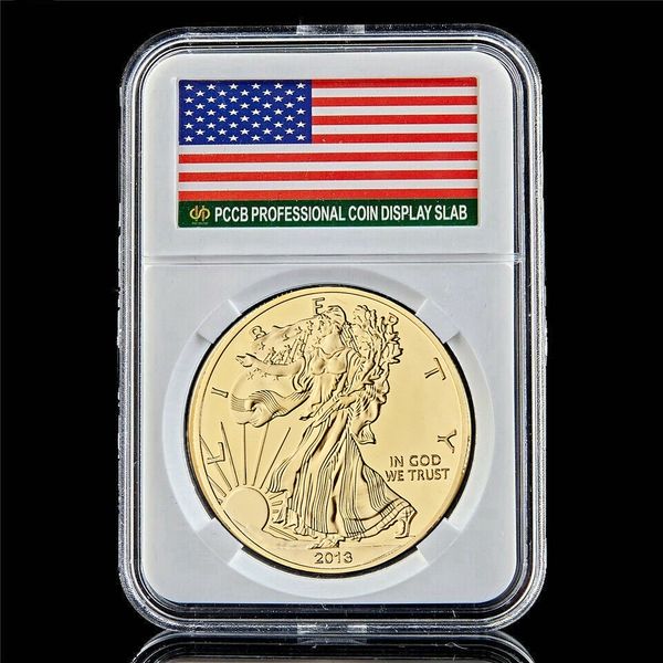 souvenir crafts in god we trust gold plated 100 mills 999 fine memorial us eagle2013 status of liberty commemorative coin w/pccb box
souvenir crafts in god we trust gold plated 100 mills 999 fine memorial us eagle2013 status of liberty commemorative coin w/pccb box