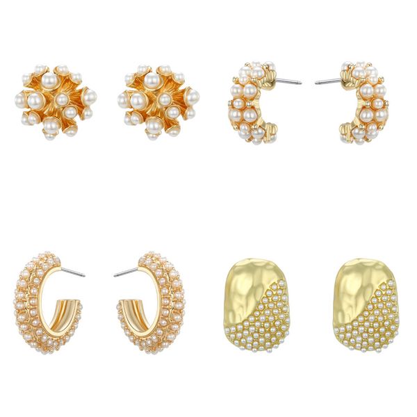 1pair european women elegant pearl stud earrings female jewelry trendy gold color round geometric small bead earrings e281, Golden;silver
1pair european women elegant pearl stud earrings female jewelry trendy gold color round geometric small bead earrings e281, Golden;silver