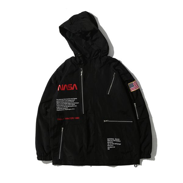 NASA Mens Womens Designer Windbreaker Winter Coat Male Casual Fashion Style Autumn Letter Printed Hooded Windbreaker Mens Outerwear
NASA Mens Womens Designer Windbreaker Winter Coat Male Casual Fashion Style Autumn Letter Printed Hooded Windbreaker Mens Outerwear