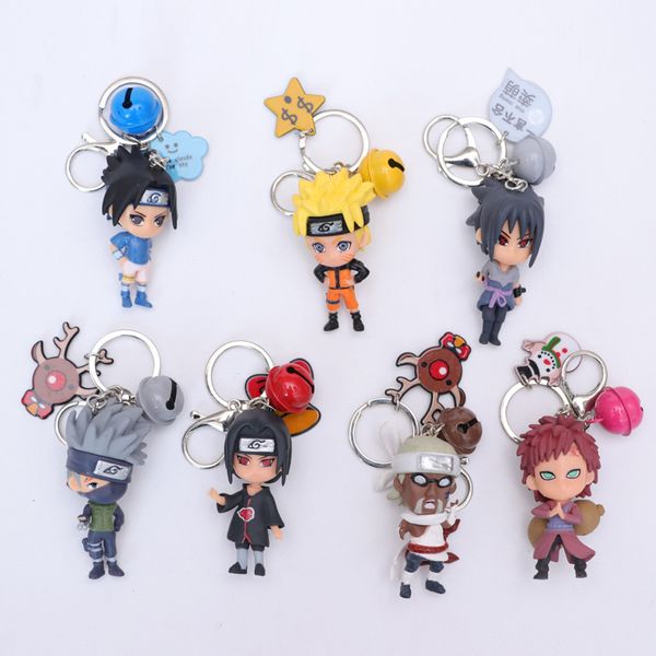 fashion anime keychain keyring 7pcs/lot naruto keychain figure kakashi naruto doll key chain car bag charm for cosplay fans gift, Silver
fashion anime keychain keyring 7pcs/lot naruto keychain figure kakashi naruto doll key chain car bag charm for cosplay fans gift, Silver