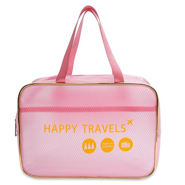 20 pcs per pack big capacity mesh cosmetic bag multifunctional handle make up bag portable whatproof travel bags for women
20 pcs per pack big capacity mesh cosmetic bag multifunctional handle make up bag portable whatproof travel bags for women