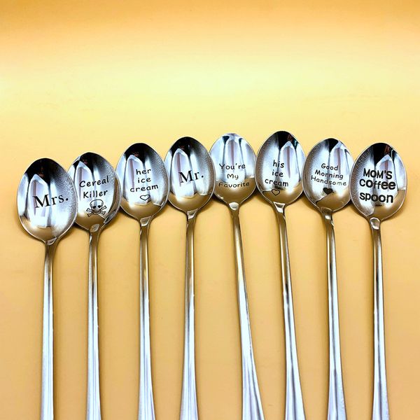 vogvigo good morning beautiful/handsome couples spoon long handle coffee tea ice cream tableware valentine new year household
vogvigo good morning beautiful/handsome couples spoon long handle coffee tea ice cream tableware valentine new year household
