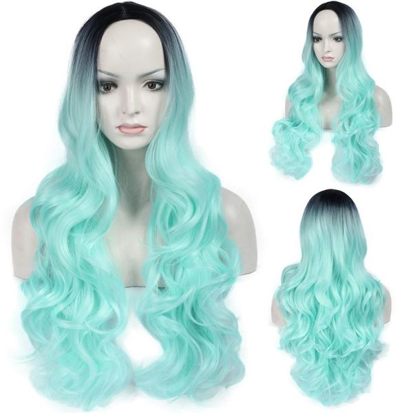 synthetic wigs shuohan 28inch wavy wig for women black light green heat resistant high temperature fiber long cosplay sx183
synthetic wigs shuohan 28inch wavy wig for women black light green heat resistant high temperature fiber long cosplay sx183