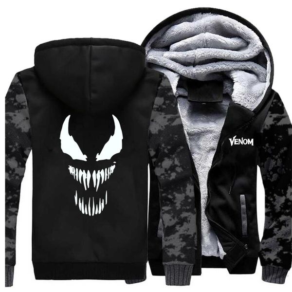 camo hoodie men venom marvel sportswear outwear men cool autumn mens sportswear fleece hip hop streetwear, Black
camo hoodie men venom marvel sportswear outwear men cool autumn mens sportswear fleece hip hop streetwear, Black