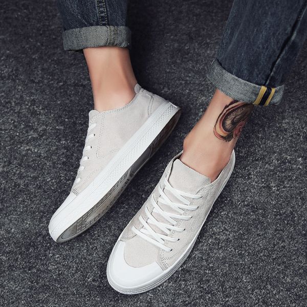 cow suede men's leather shoes outdoor british fashion men's casual designer shoes breathable sneakers men solid work shoes a4, Black
cow suede men's leather shoes outdoor british fashion men's casual designer shoes breathable sneakers men solid work shoes a4, Black
