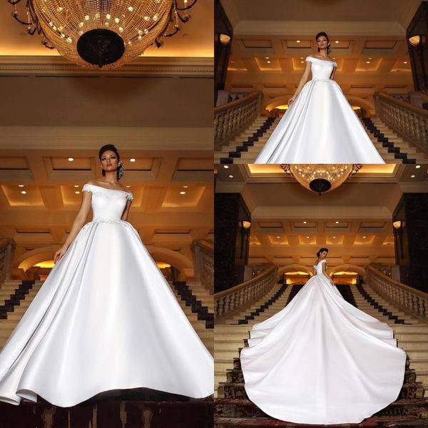 бальное платье арабский королевский стиль свадебные платья 2020 новые с плеча длиной до пола атласная развертки поезд свадебные платья неста, White
бальное платье арабский королевский стиль свадебные платья 2020 новые с плеча длиной до пола атласная развертки поезд свадебные платья неста, White