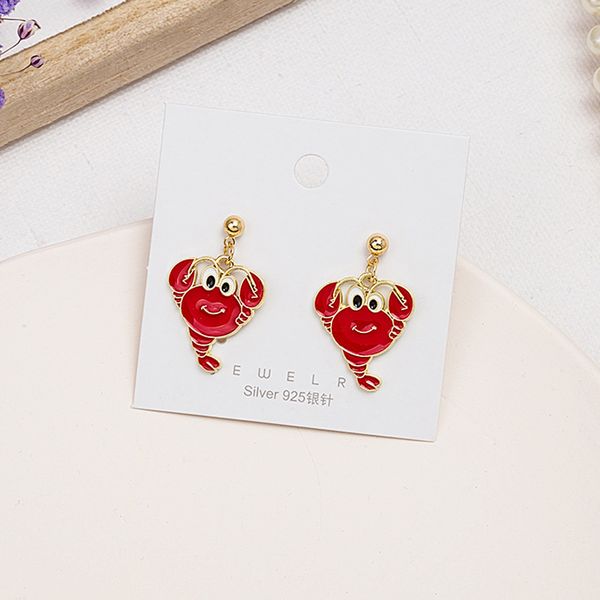stud lats cartoon hypoallergenic crab earrings for woemen red yellow cute student 2021 fashion jewelry accessories, Golden;silver
stud lats cartoon hypoallergenic crab earrings for woemen red yellow cute student 2021 fashion jewelry accessories, Golden;silver