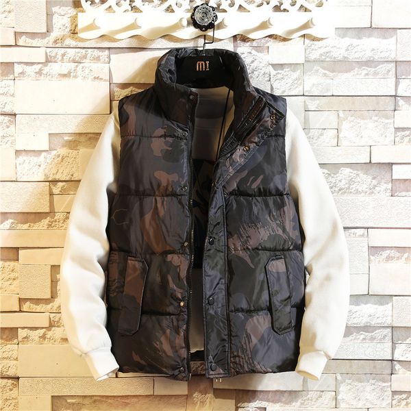 autumn and winter new loose casual japanese brick wall black camouflage large size tooling men's cotton vest gilet, Black;white
autumn and winter new loose casual japanese brick wall black camouflage large size tooling men's cotton vest gilet, Black;white