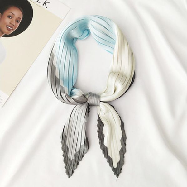 designer scarves new temperament flight attendant small fresh handkerchief diamond edge scarf, Blue;gray
designer scarves new temperament flight attendant small fresh handkerchief diamond edge scarf, Blue;gray