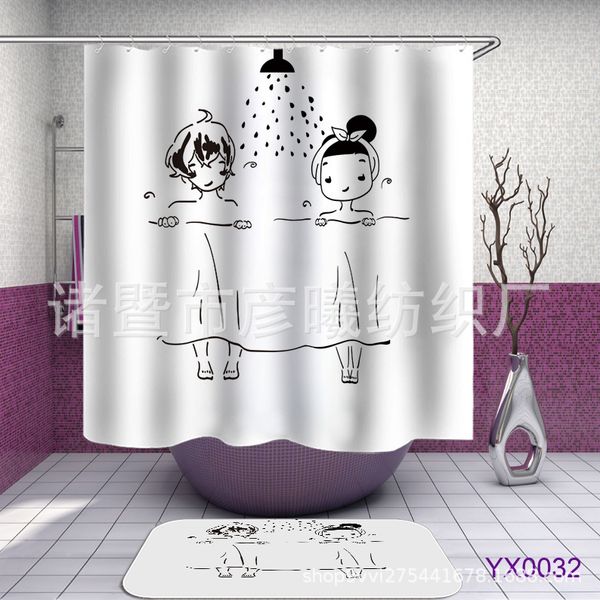 hand-painted cartoon series-multi-choice of patterns-polyester printing waterproof and mildew-proof shower curtain sample custom size multi
hand-painted cartoon series-multi-choice of patterns-polyester printing waterproof and mildew-proof shower curtain sample custom size multi