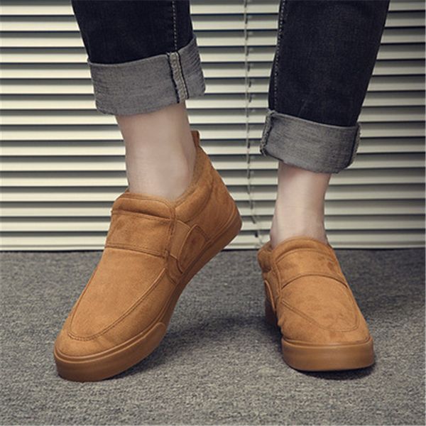 2019 autumn and winter new casual shoes men's low to help versatile comfortable shoes warm men's boots, Black
2019 autumn and winter new casual shoes men's low to help versatile comfortable shoes warm men's boots, Black
