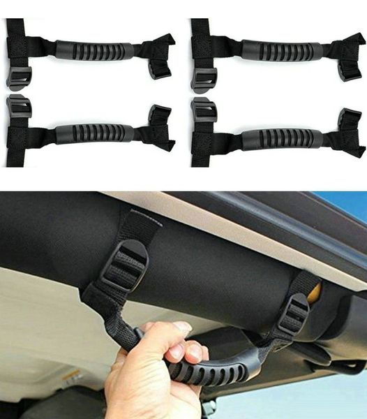 4 x roll bar grab handles grip handle for jeep wrangler yj tj jk jku jl jlu sports sahara om rubicon x & unlimited 1995-2018
4 x roll bar grab handles grip handle for jeep wrangler yj tj jk jku jl jlu sports sahara om rubicon x & unlimited 1995-2018