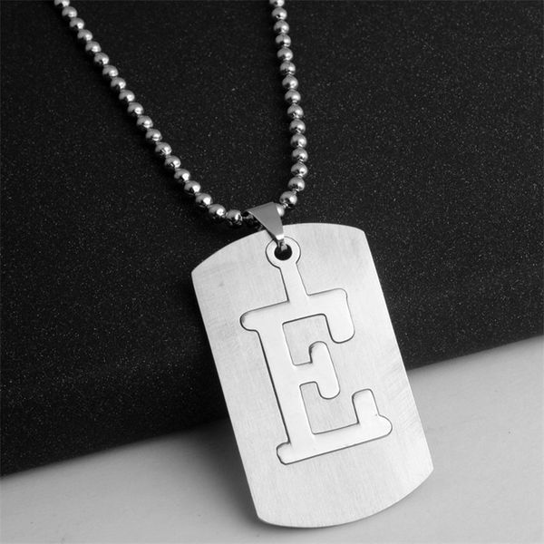 10e detachable stainless steel e 26 english initial letter necklace symbol name sign american alphabet double layer text lucky gifts men, fa, Silver
10e detachable stainless steel e 26 english initial letter necklace symbol name sign american alphabet double layer text lucky gifts men, fa, Silver